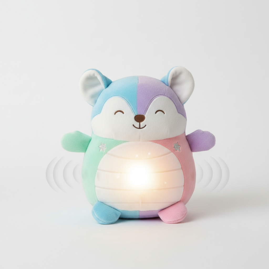 Breathing Plush Music Doll